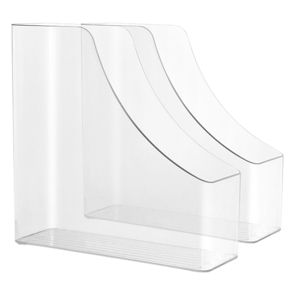 Home Office And Library - Organizador de arquivos transparente, 2 peças,