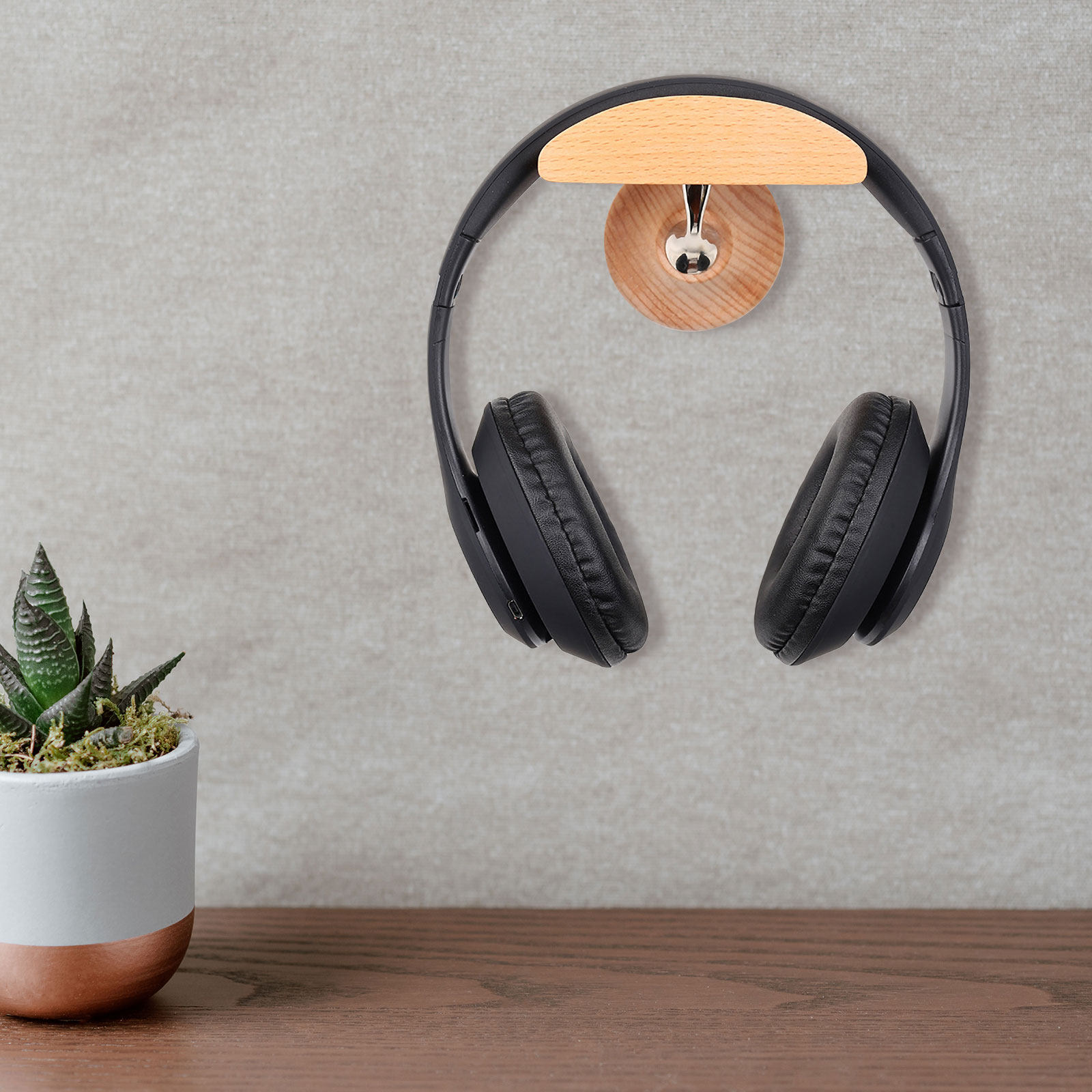 Home Office Headset - Suporte de Parede para Fones de