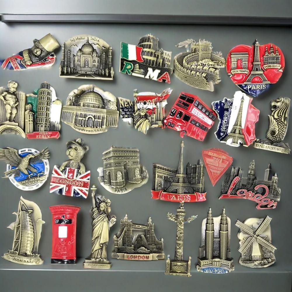 Home Office Of London - Ímã de geladeira de metal, eua,