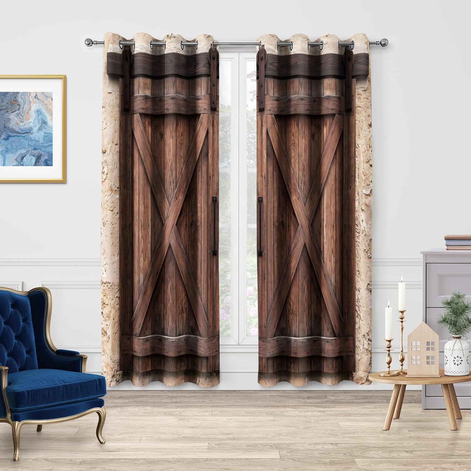 Cortina de Fundo Estilo Porta  - Home Office Backdrop avaliação e preço