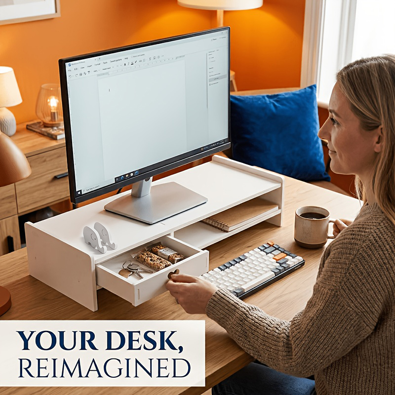 Suporte Minimalista Branco de  - Desk Drawer Small avaliação e preço
