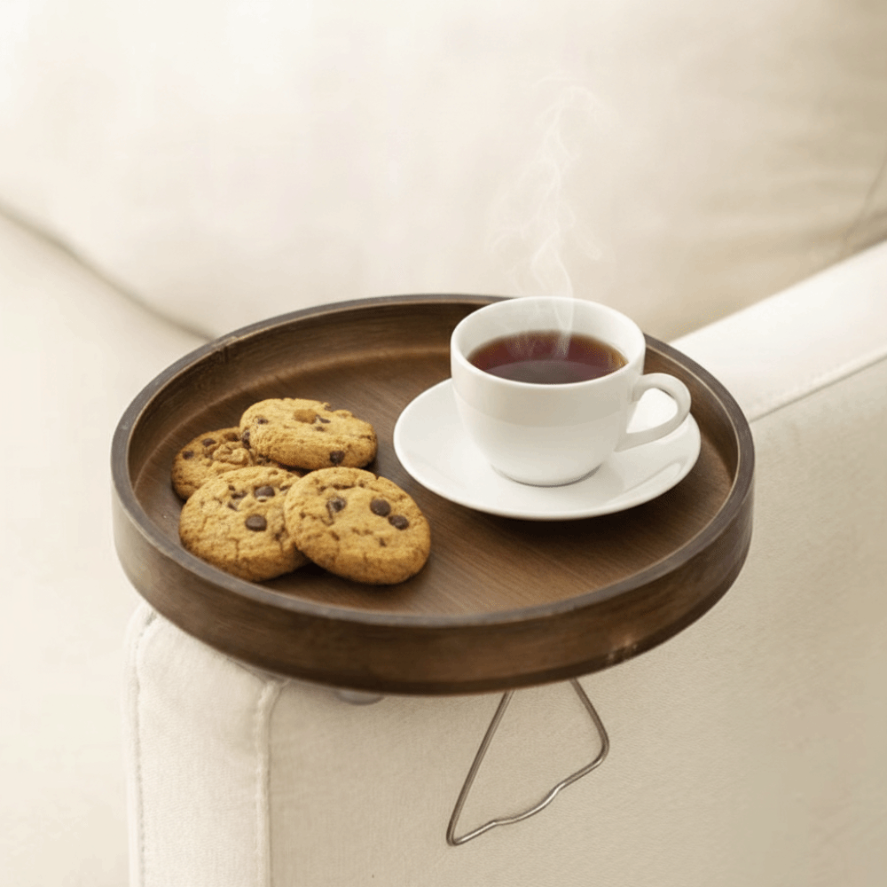 Bandeja de Braço para Sofá Dob - Desktop Organizer Bamboo avaliação e preço
