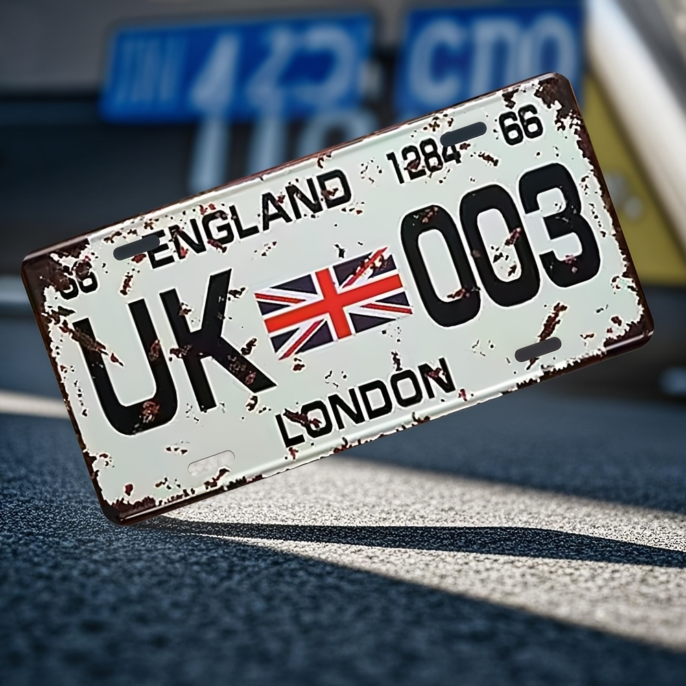 Placa de alumínio vintage do R - Home Office Of London avaliação e preço