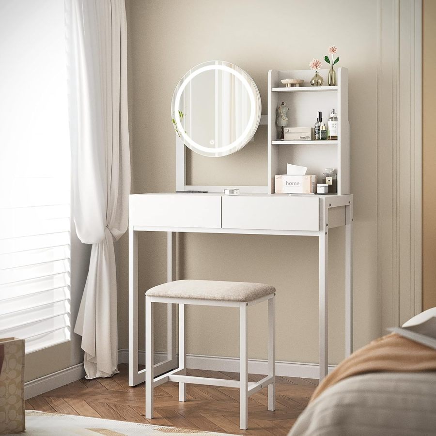 Penteadeira Pequena com Espelh - Desk Drawer Small avaliação e preço