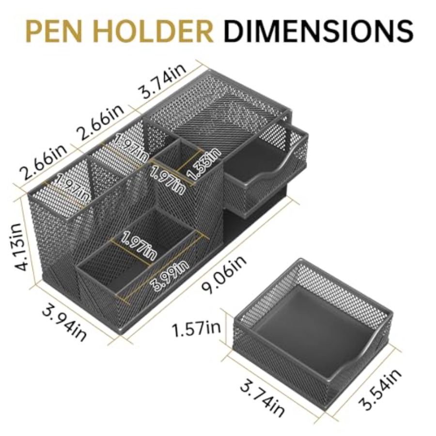 Organizador de Mesa em Malha,  - Desk Drawer Small avaliação e preço