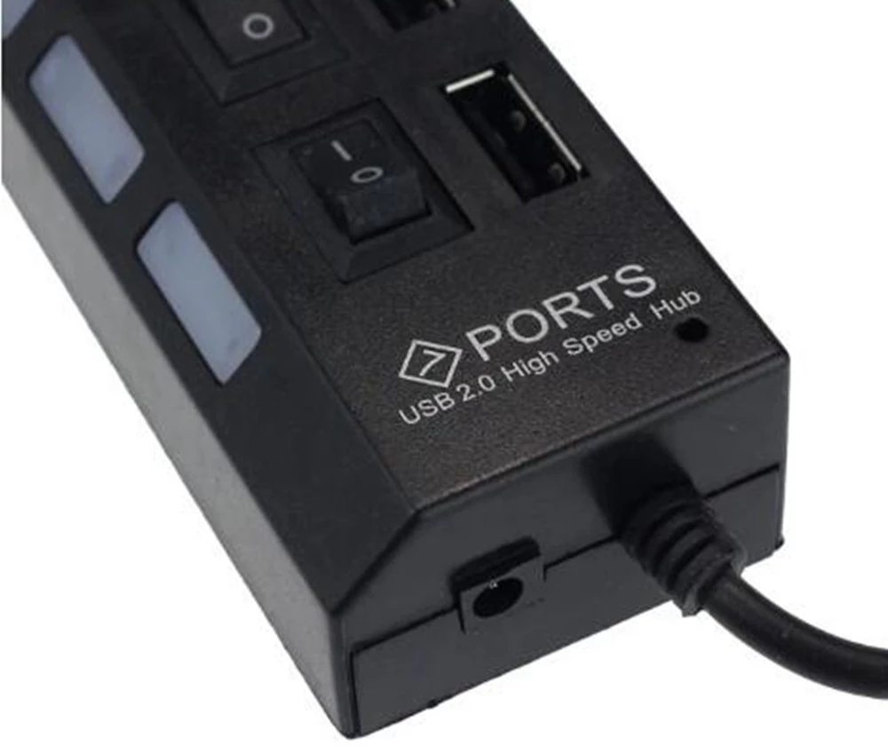 Hub USB 2.0 de 7 portas para l - Home Office Laptop avaliação e preço
