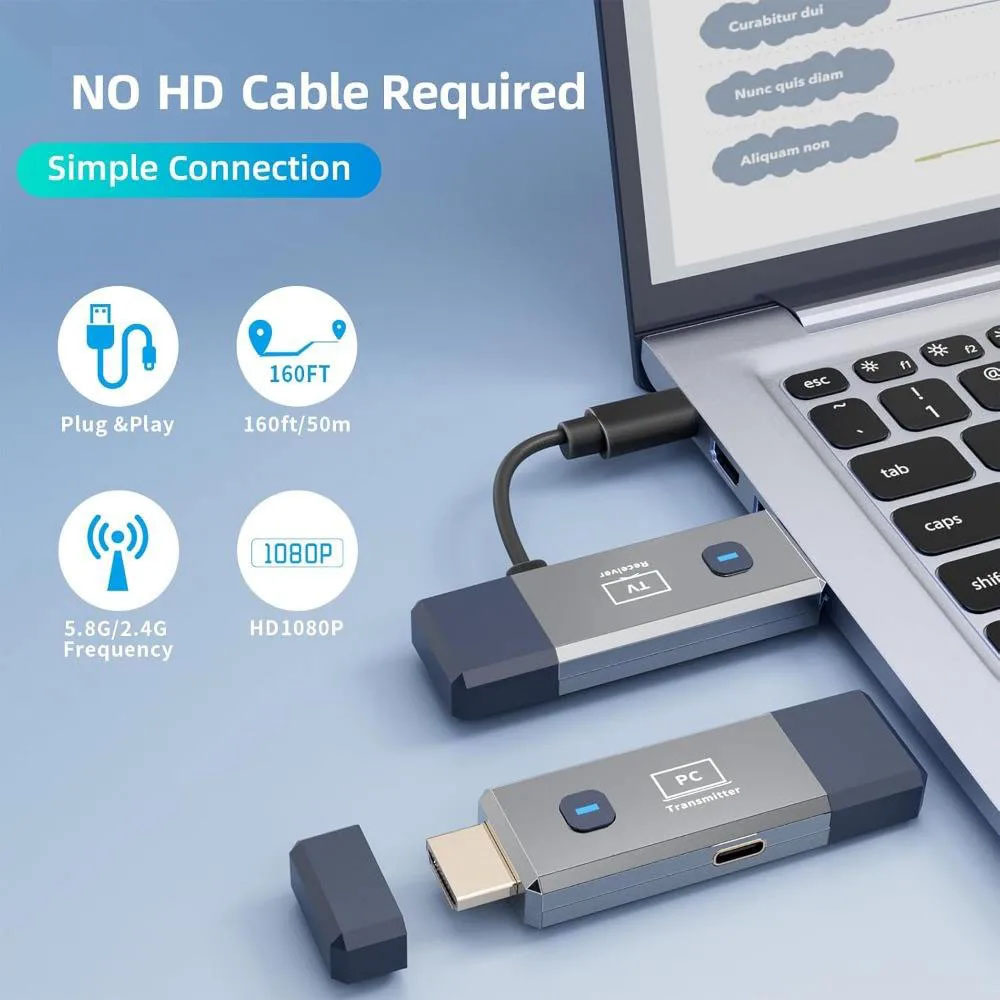 Transmissor e Receptor HDMI Se - Home Office Laptop avaliação e preço