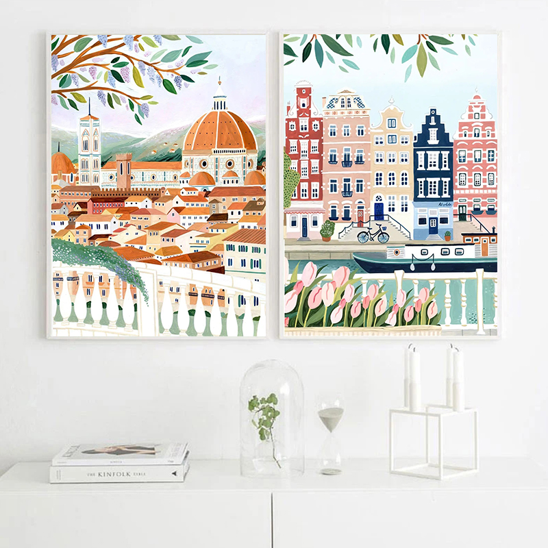 Pôster de Viagem Positano Lond - Home Office Of London avaliação e preço