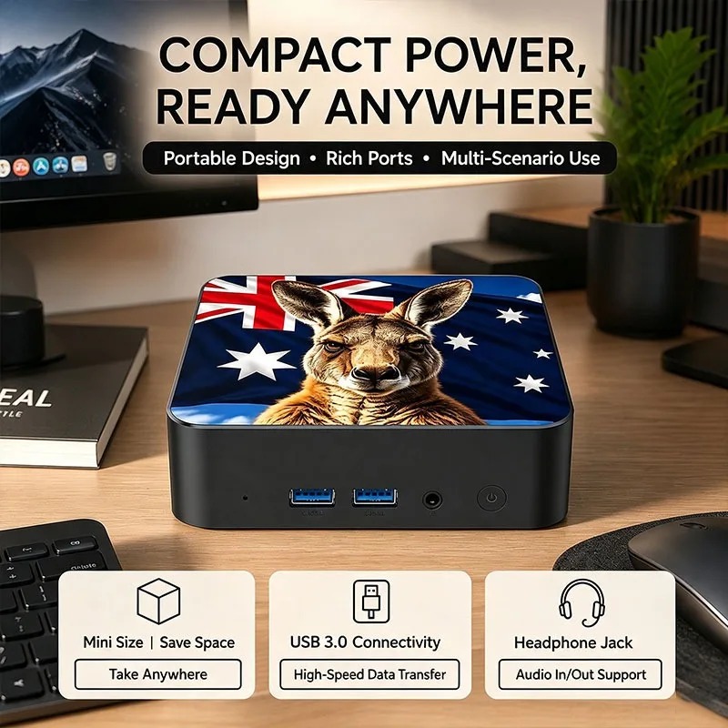 Novo Mini PC Intel Core N95 Ul - Home Office Australia avaliação e preço